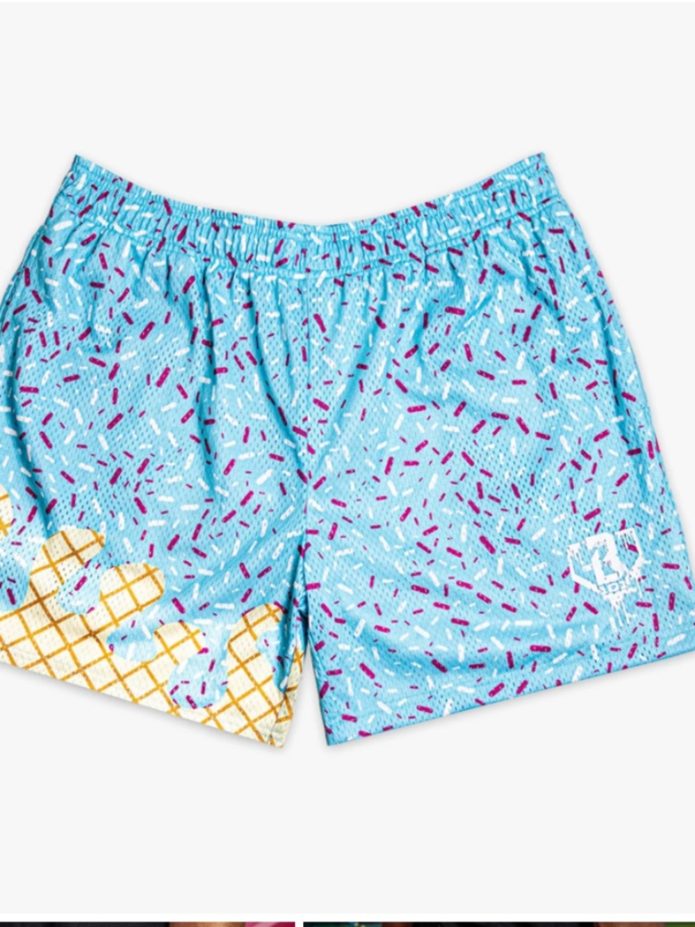 Baseball Lifestyle 101 Ice Cream Shorts Cotton Candy MEDIUM